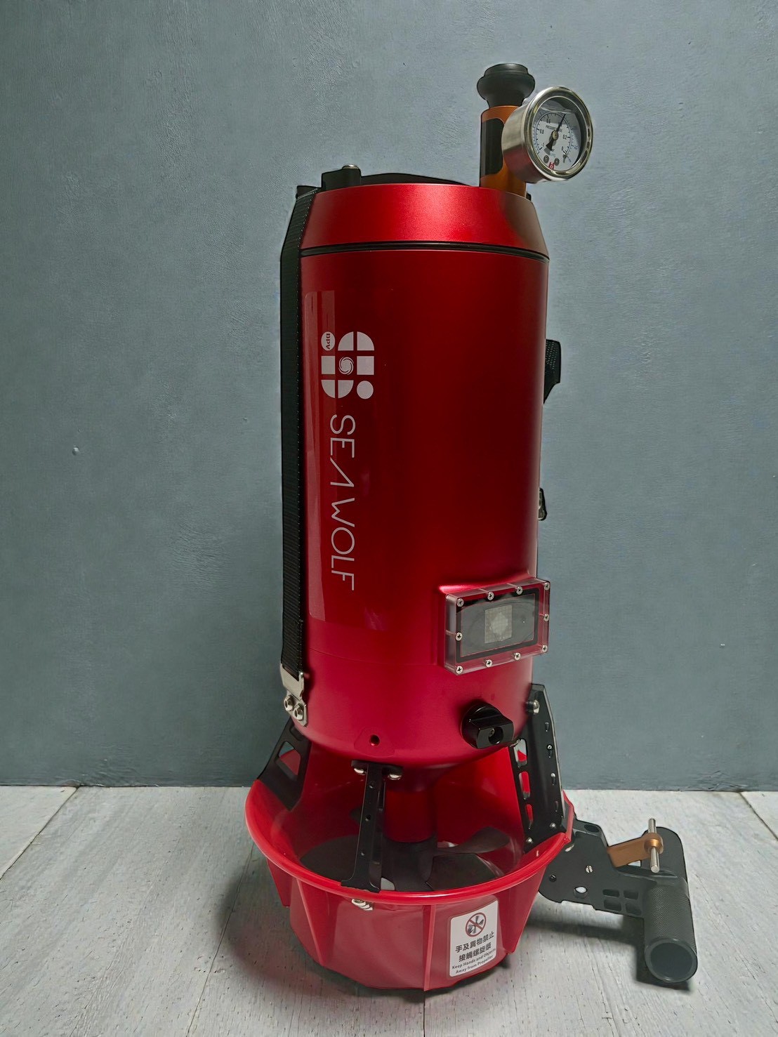 紅色 SEAWOLF DPV 完整機身